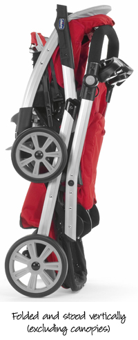 The Chicco Together folded