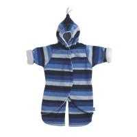 Split Legs Blue Stripe Fleece