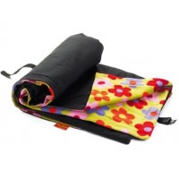 Huge Picnic Rug Bright Flowers