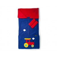 Cozyosko Blue Tractor with Strap Covers